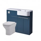 Tavistock Match 1000mm Oxford Blue Unit and Basin - Right Hand