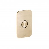 Vado Zone Brushed Gold Vertical Concealed Stop Valve