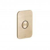 Vado Zone Brushed Gold Vertical Concealed Stop Valve