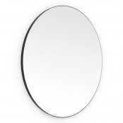 Origins Living Oslo 800mm Round Mirror - Black