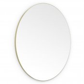 Origins Living Oslo 1000mm Round Mirror - Brushed Brass