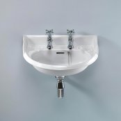Silverdale Victorian 530mm Cloakroom Basin - White