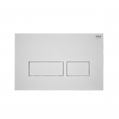 RAK Ecofix Flush Plate With Rectangular Push Button - Matt White