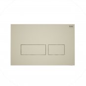 RAK Ecofix Flush Plate With Rectangular Push Button - Matt Greige