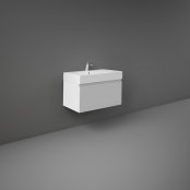 RAK Joy Uno Wall Hung 1 Drawer Vanity 80cm - White