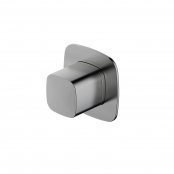 RAK Petit Square Concealed Diverter, Single Outlet - Nickel