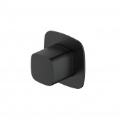 RAK Petit Square Concealed Diverter, Dual Outlet - Black