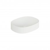 Vado Cameo Oval Countertop Basin - Arctic White