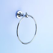 Silverdale Berkeley Towel Ring - Chrome