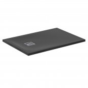 Ideal Standard Ultra Flat S+ 1000 x 700mm Black Rectangular Shower Tray