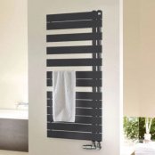 Zehnder Roda Spa Asymmetrical Towel Rail 805 x 550mm - Anthracite