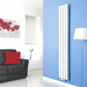 Zehnder Roda Vertical Single Panel Radiator 1800 x 518mm - White Ral9016