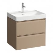 Laufen Meda 600mm 2 Drawer Vanity Unit - Cappuccino