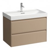 Laufen Meda 800mm 2 Drawer Vanity Unit - Cappuccino