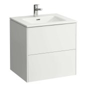 Laufen Pro S 600mm Vanity Unit with Two Drawers & Basin  - Matt White