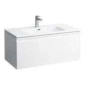 Laufen Pro S Laufen Pro S 1000mm Slim Vanity Unit with 1 Drawer, 1 Interior Drawer & Basin  - Gloss White