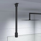 Kudos Ultimate Glass to Ceiling Stabilising Bar - Matt Black
