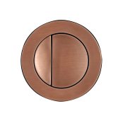Tavistock Round Dual Flush Button - Brushed Bronze