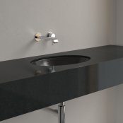 Villeroy & Boch Loop & Friends 485mm Oval Under Countertop Basin with Overflow - Black