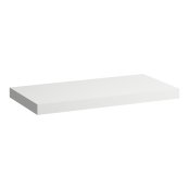Laufen Lani 1000mm Countertop with Installation Brackets (without Cut-Out) - Matt White