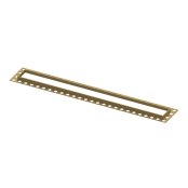 Abacus Elements 600mm Linear Waste Finishing Trim - Brushed Brass