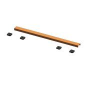 Abacus Elements 600mm Linear Waste Cover Plate - Brushed Bronze