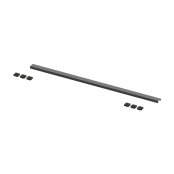 Abacus Elements 1000mm Linear Waste Cover Plate - Anthracite