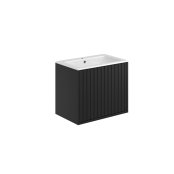 Scudo Alfie 600mm Wall-Hung Vanity Unit - Matt Black