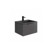 Scudo Ambience 600mm LED Wall-Hung Vanity Unit - Matt Grey