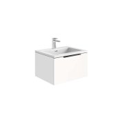 Scudo Ambience 600mm LED Wall-Hung Vanity Unit - Matt White