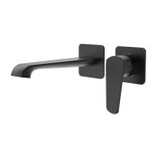 Scudo Montana Wall-Mounted Bath Mixer - Matt Black