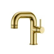 Scudo Core Side Lever Basin Mono - Brushed Brass