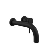 Scudo Core Wall-Mounted Basin Tap - Matt Black