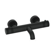 Scudo Core Wall-Mounted Bath Filler - Matt Black