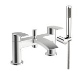 Scudo Belini Bath/Shower Mixer with Shower Kit & Wall Bracket - Chrome