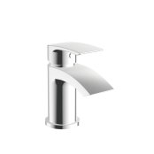 Scudo Belini Mini Mono Basin Mixer with Push Waste - Chrome