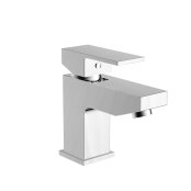 Scudo Lanza Mono Basin Mixer with Push Waste - Chrome