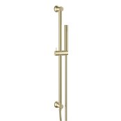 Scudo Riser Rail & Handset Including Hose - Brushed Brass