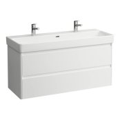 Laufen Base 2.0 1200 x 450mm 2 Drawer Vanity Unit (for Pro S Basin) - Matt White