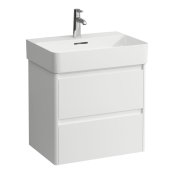 Laufen Base 2.0 600 x 400mm 2 Drawer Vanity Unit (for VAL Basin) - Matt White