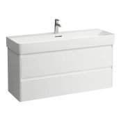 Laufen Base 2.0 1200 x 400mm 2 Drawer Vanity Unit (for VAL Basin) - Matt White