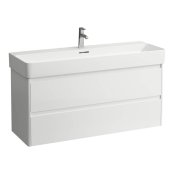 Laufen Base 2.0 1200 x 400mm 2 Drawer Vanity Unit (for VAL Basin) - Gloss White
