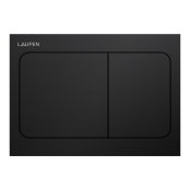 Laufen Ineo Air Dual Flush Plate - Matt Black