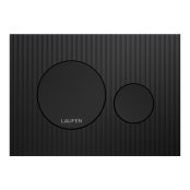 Laufen Ineo Moondance Dual Flush Plate - Matt Black