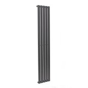 Scudo Bravo 1800 x 340mm Designer Radiator - Anthracite