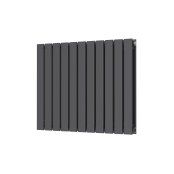 Scudo Bravo 600 x 750mm Double Designer Radiator - Anthracite