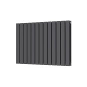 Scudo Bravo 600 x 886mm Double Designer Radiator - Anthracite