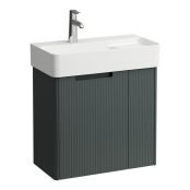 Laufen Juna 600 x 400mm 2 Door Vanity Unit (for VAL Basin) - Traffic Grey