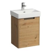 Laufen Juna 450 x 320mm 1 Door Left Hand Vanity Unit (for Pro S Basin) - Wild Oak