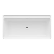 Laufen Brook Back-to-Wall Sentec Bath with Legs - White